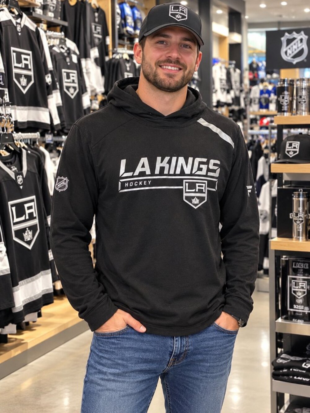 NHL LA Kings Hoodie - LARGE